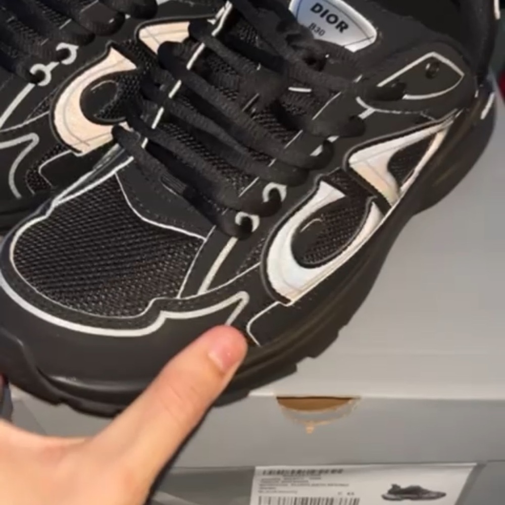 Dior Black and White Sneakers